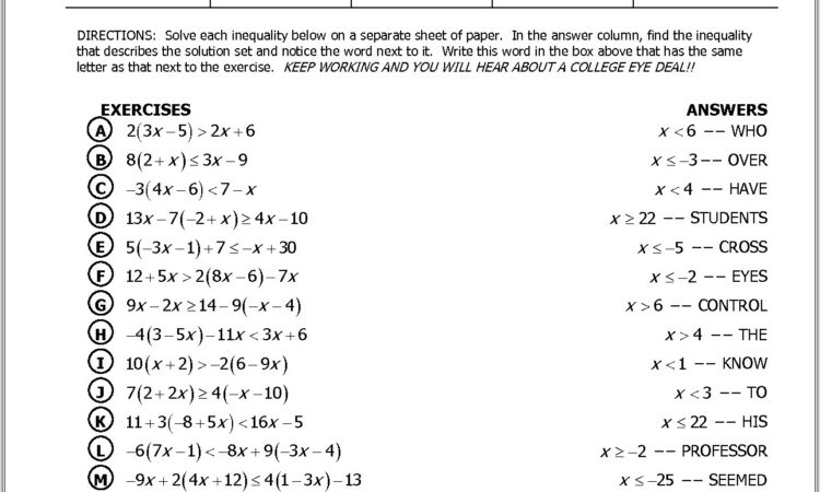 Math Worksheet Generator Pre Algebra