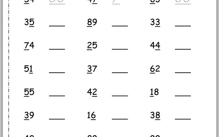 Math Worksheet Grade 4 Place Value