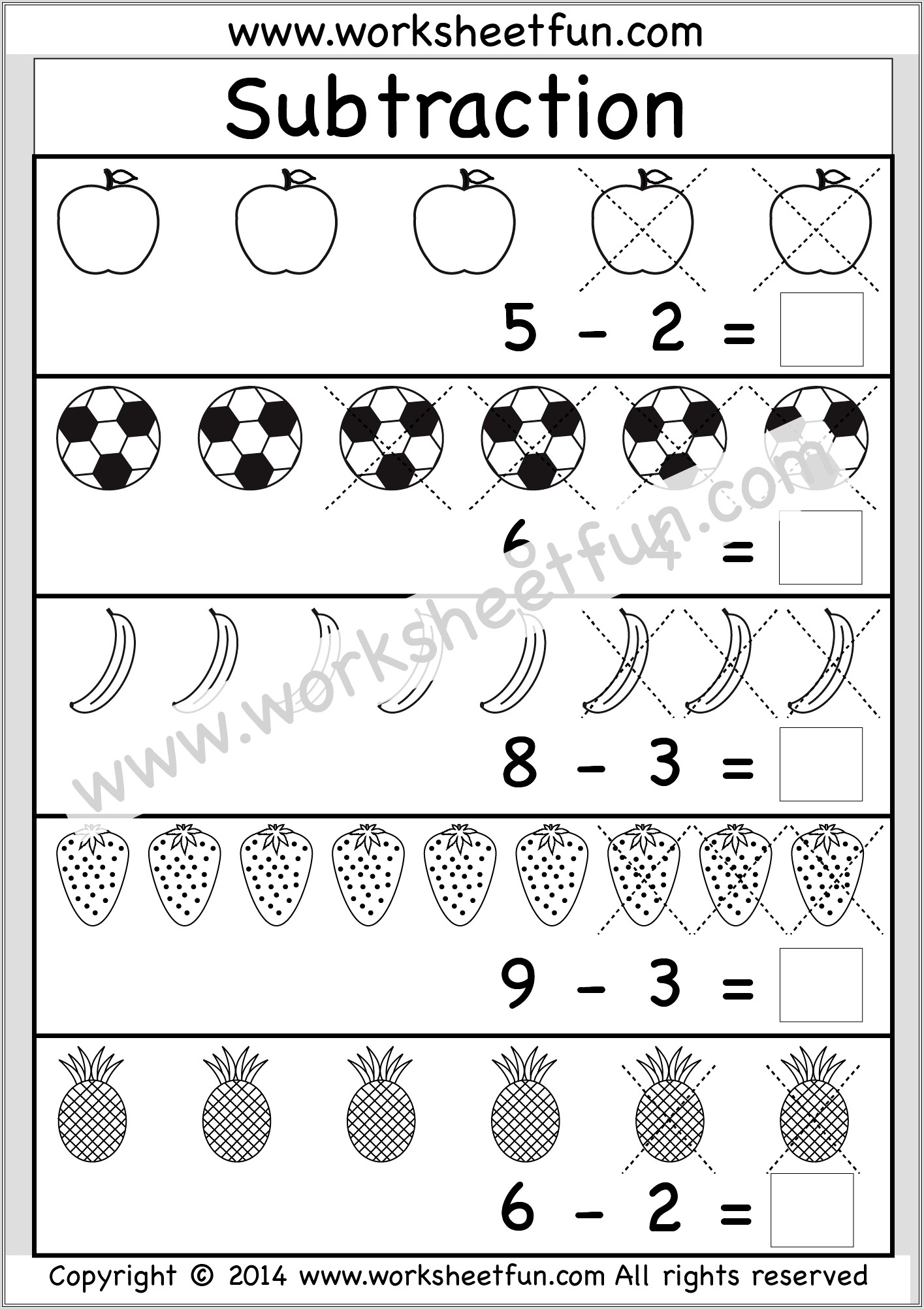 Math Worksheet Grade K