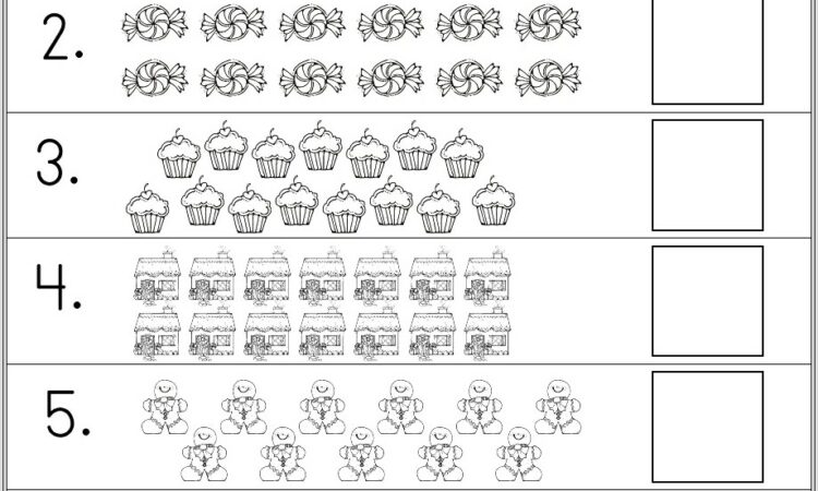 Math Worksheet How Many