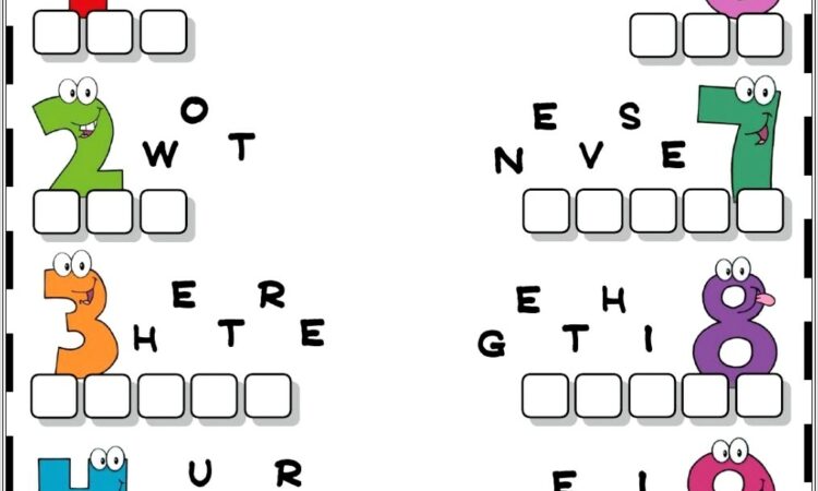 Math Worksheet Numbers 1 10