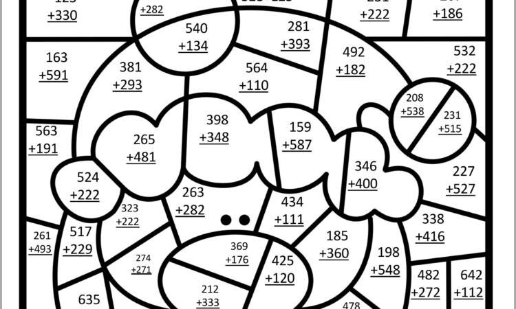 Math Worksheets 3 Number Addition