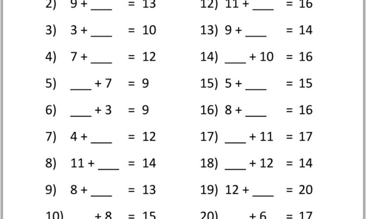 Math Worksheets 6th Grade Common Core