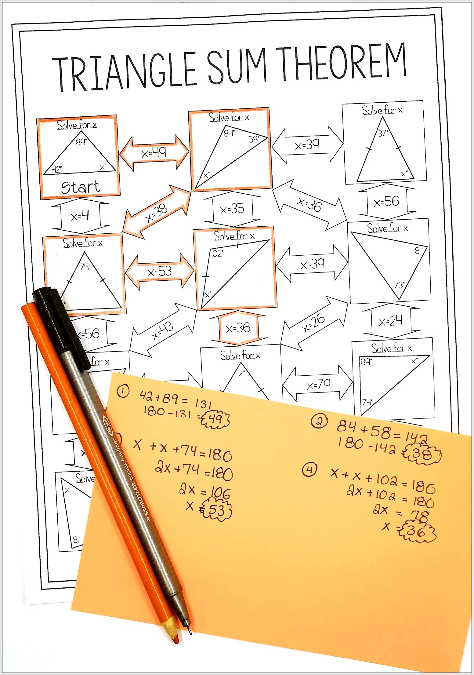 Math Worksheets 7th Grade Geometry