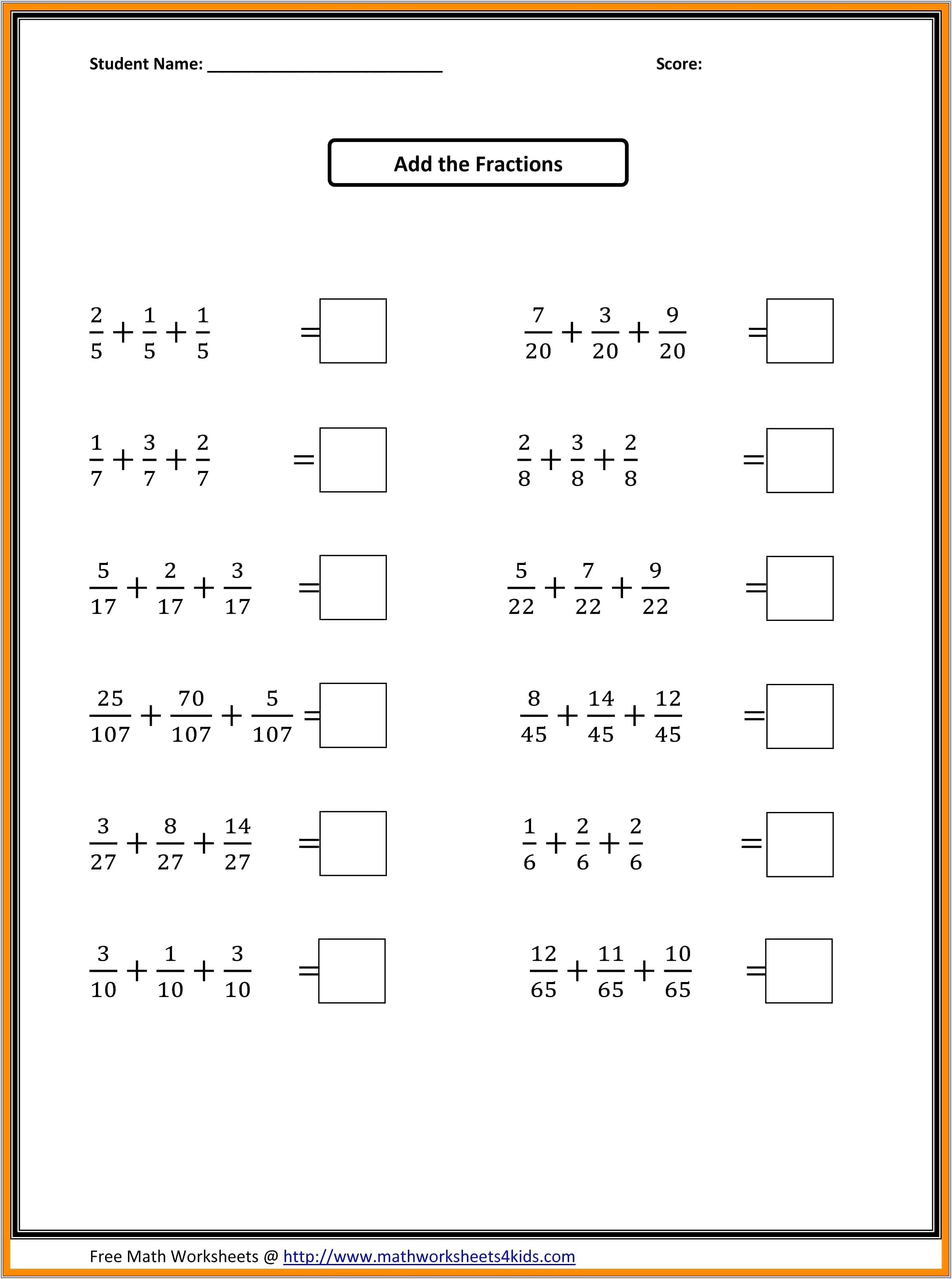 Math Worksheets Decimals Grade 4