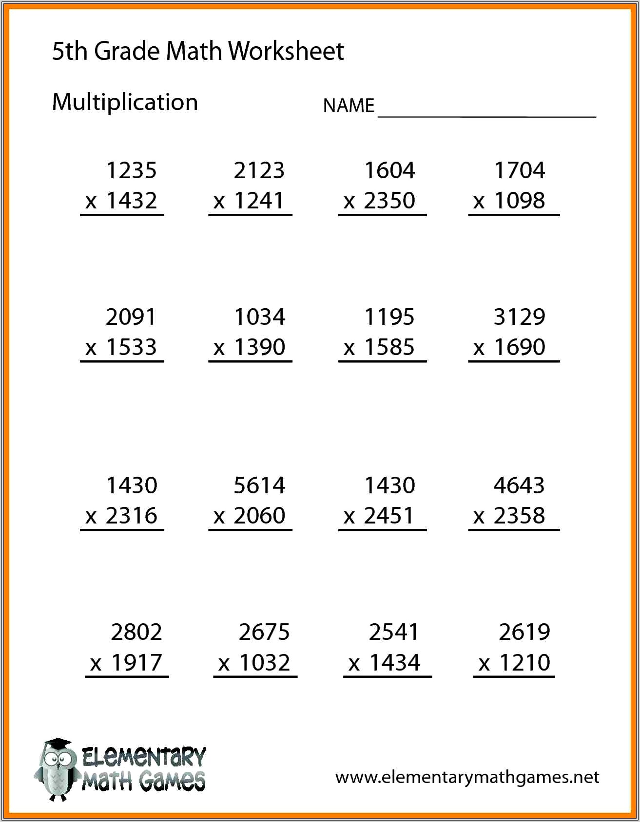 Math Worksheets For Grade 5 Fractions Printable
