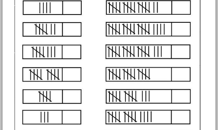 Math Worksheets Grade 1 Tally Marks