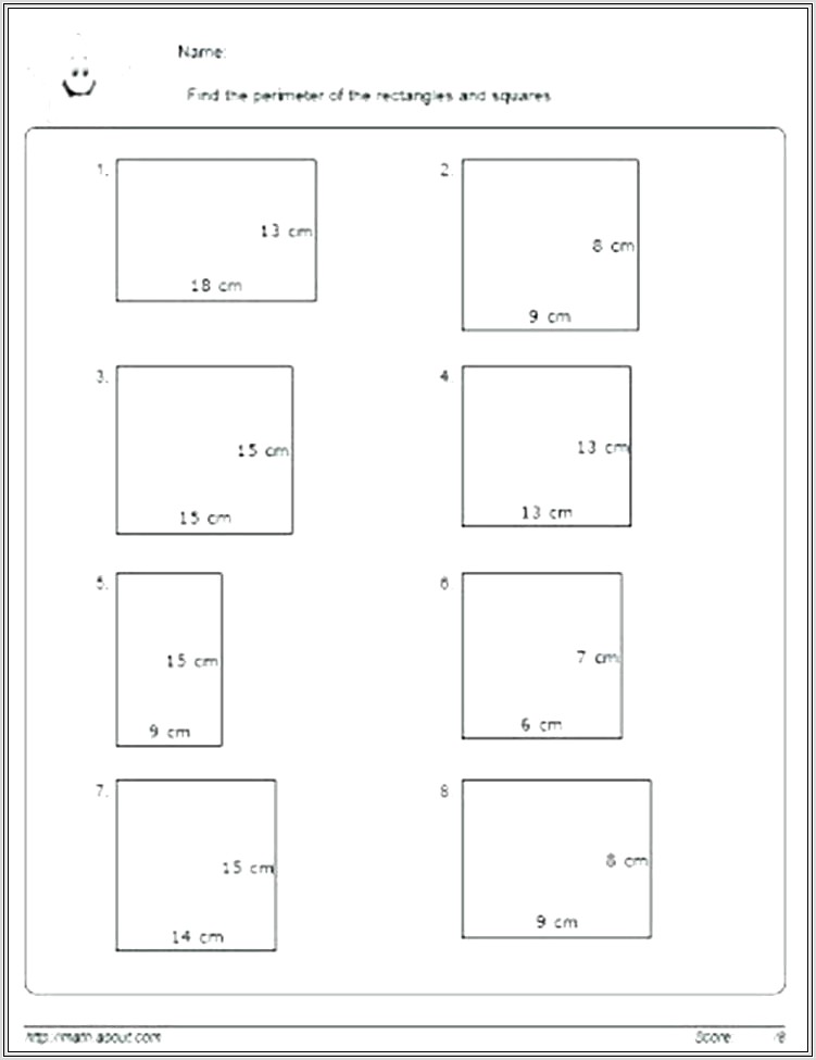 Math Worksheets Grade 5 Area And Perimeter