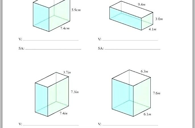 Math Worksheets Grade 5 Volume