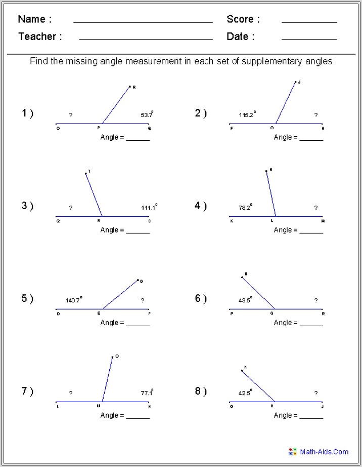 Math Worksheets Grade 7 Circumference