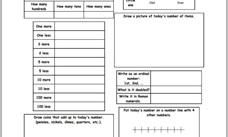 Math Worksheets Grade K