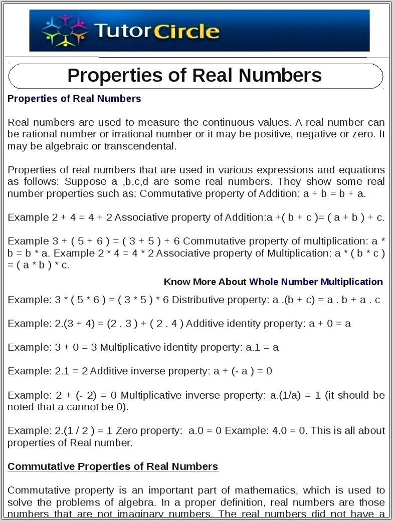 Math Worksheets Imaginary Numbers