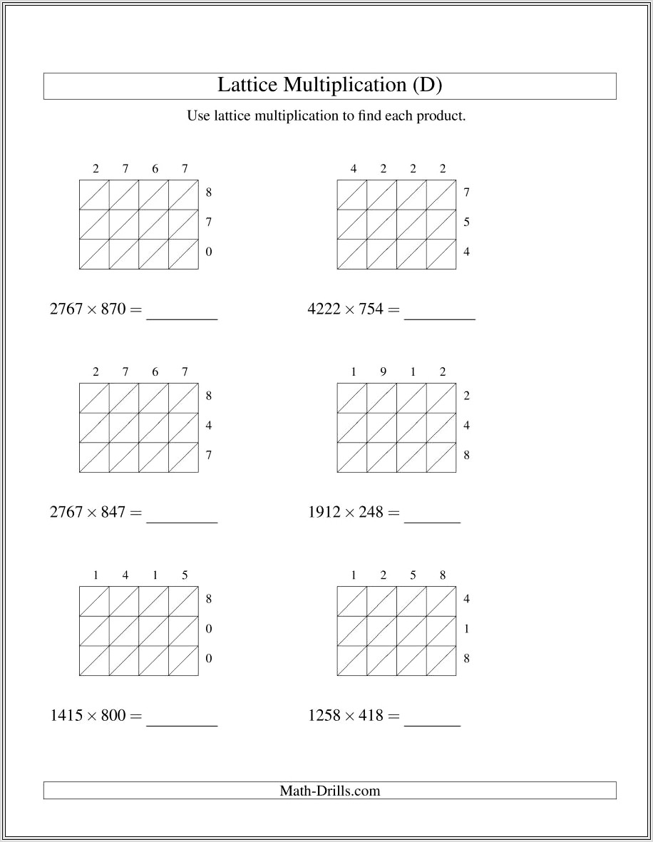 Math Worksheets Multiplication By 5