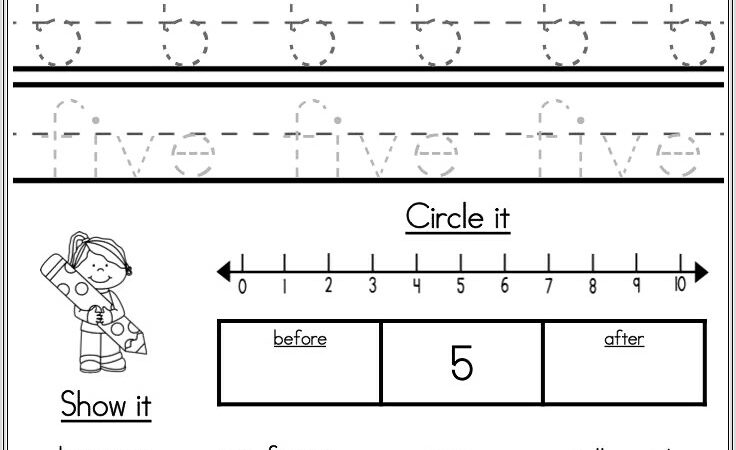 Math Worksheets Numbers 1 To 10