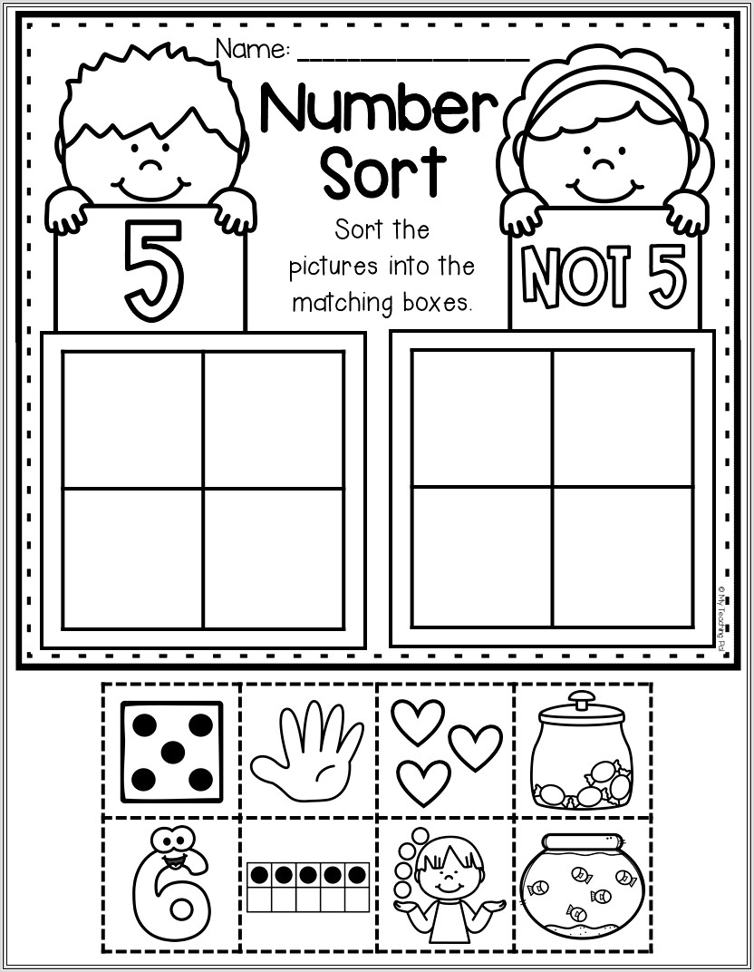 Math Worksheets Numbers To 10