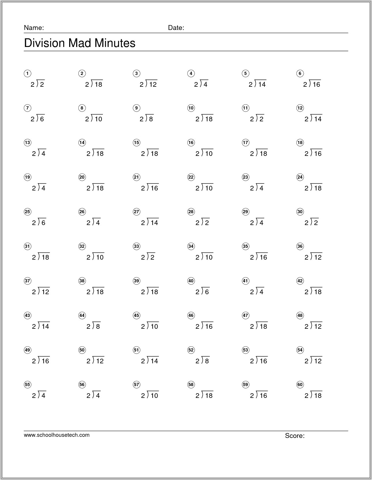 Math Worksheets Of Grade 4