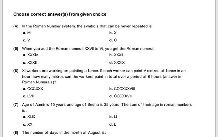 Maths Addition Worksheets For Class 4