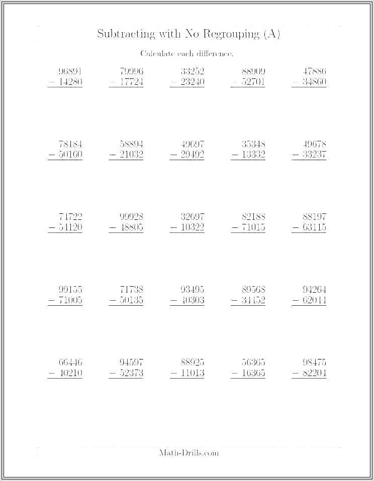 Maths Addition Worksheets Year 7