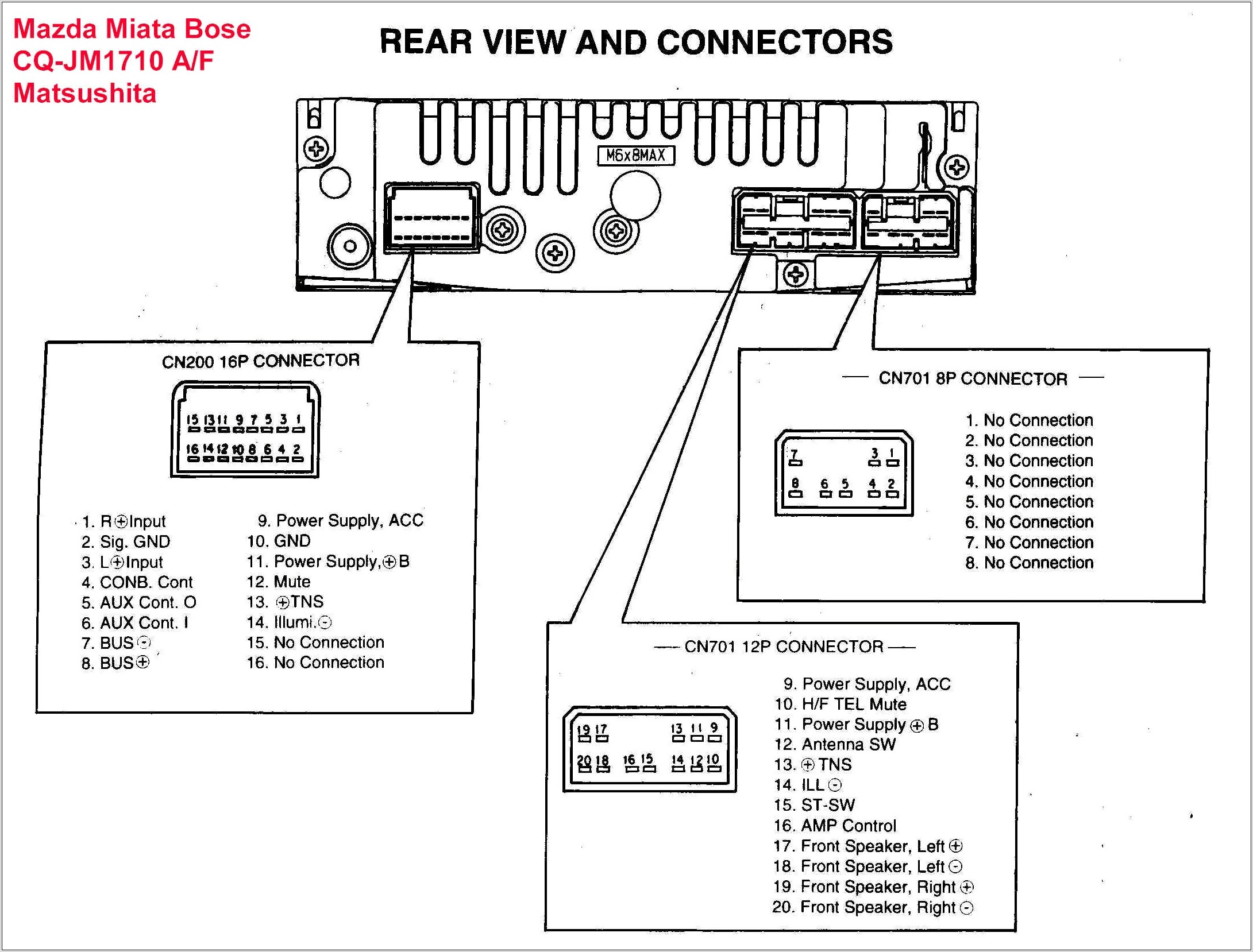 Mazda Rx8 Bose Amp Wiring Diagram