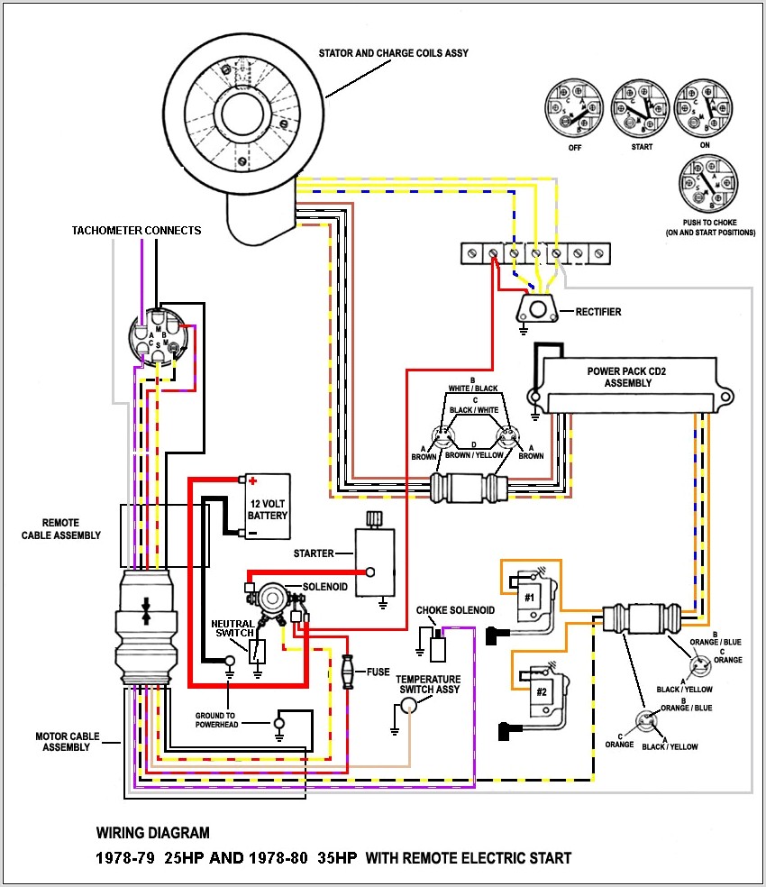 Mercury Outboard Key Switch Wiring Diagram