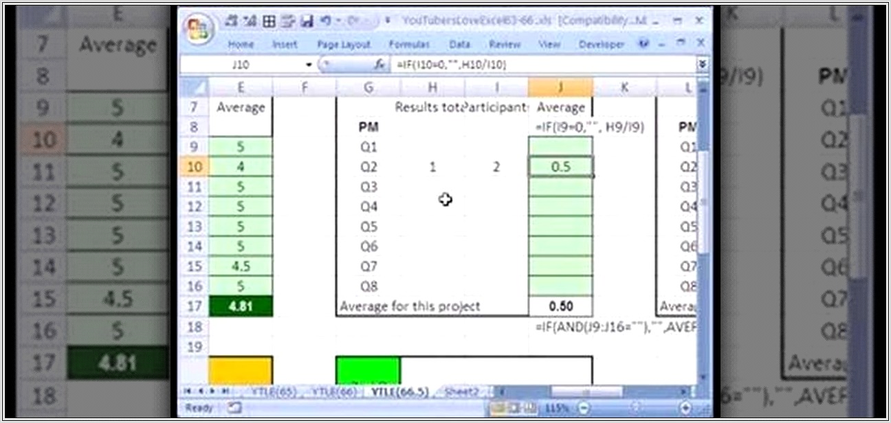 Microsoft Excel 2007 Hide Formula