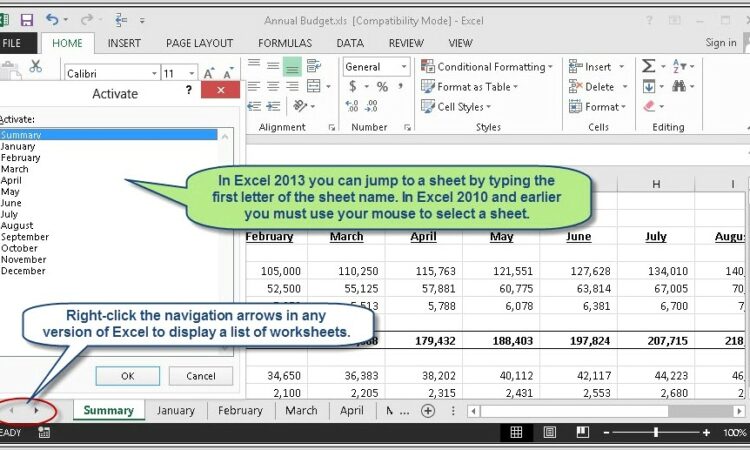 Microsoft Excel Cannot See Worksheet