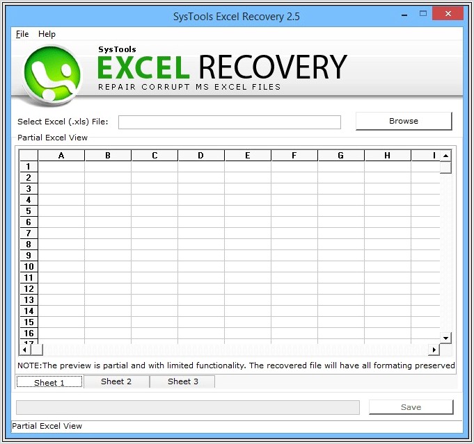 Microsoft Excel Corrupt File Repair