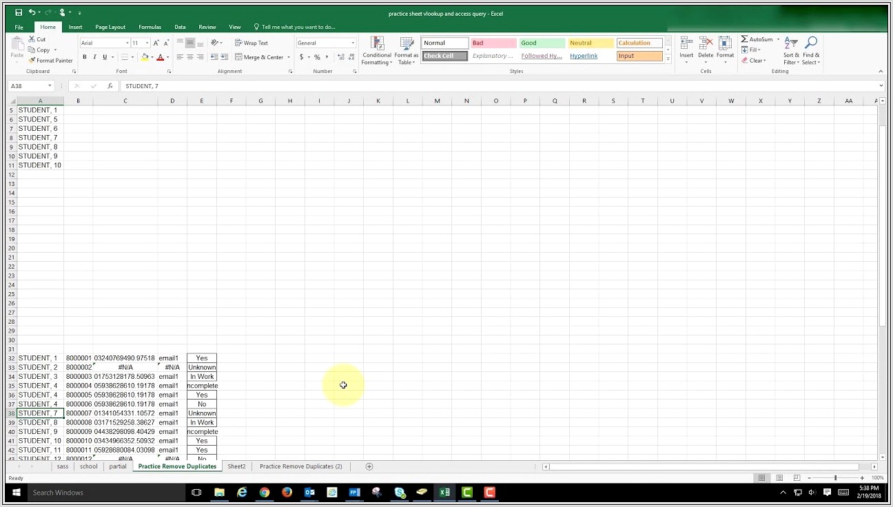 Microsoft Excel Remove Table Formatting