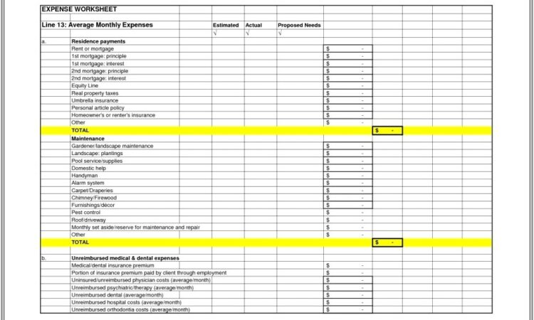 Microsoft Excel Templates For Bookkeeping