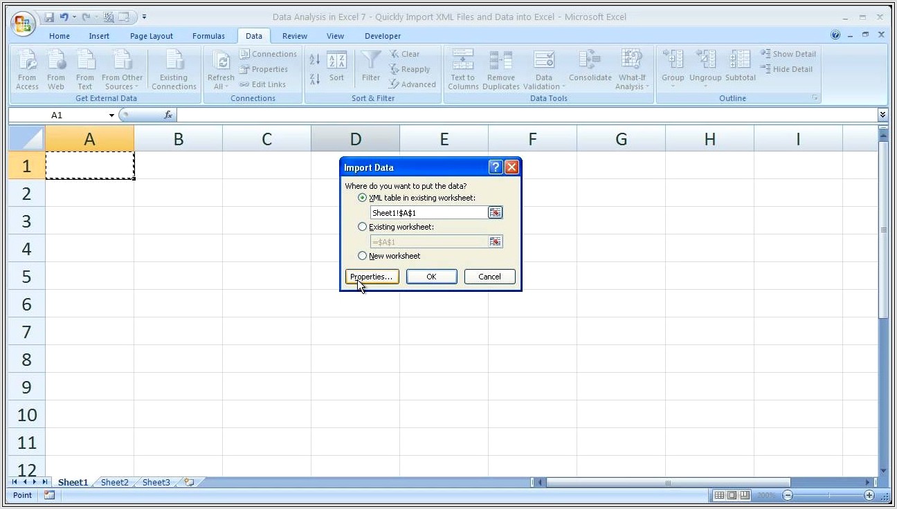 Microsoft Office Excel Xml Worksheet