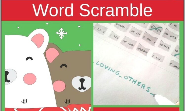 Middle School Worksheets For Christmas