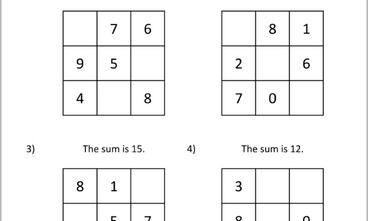 Missing Numbers Worksheet Second Grade