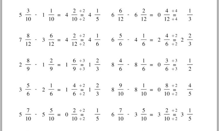 Mixed Negative Numbers Worksheet