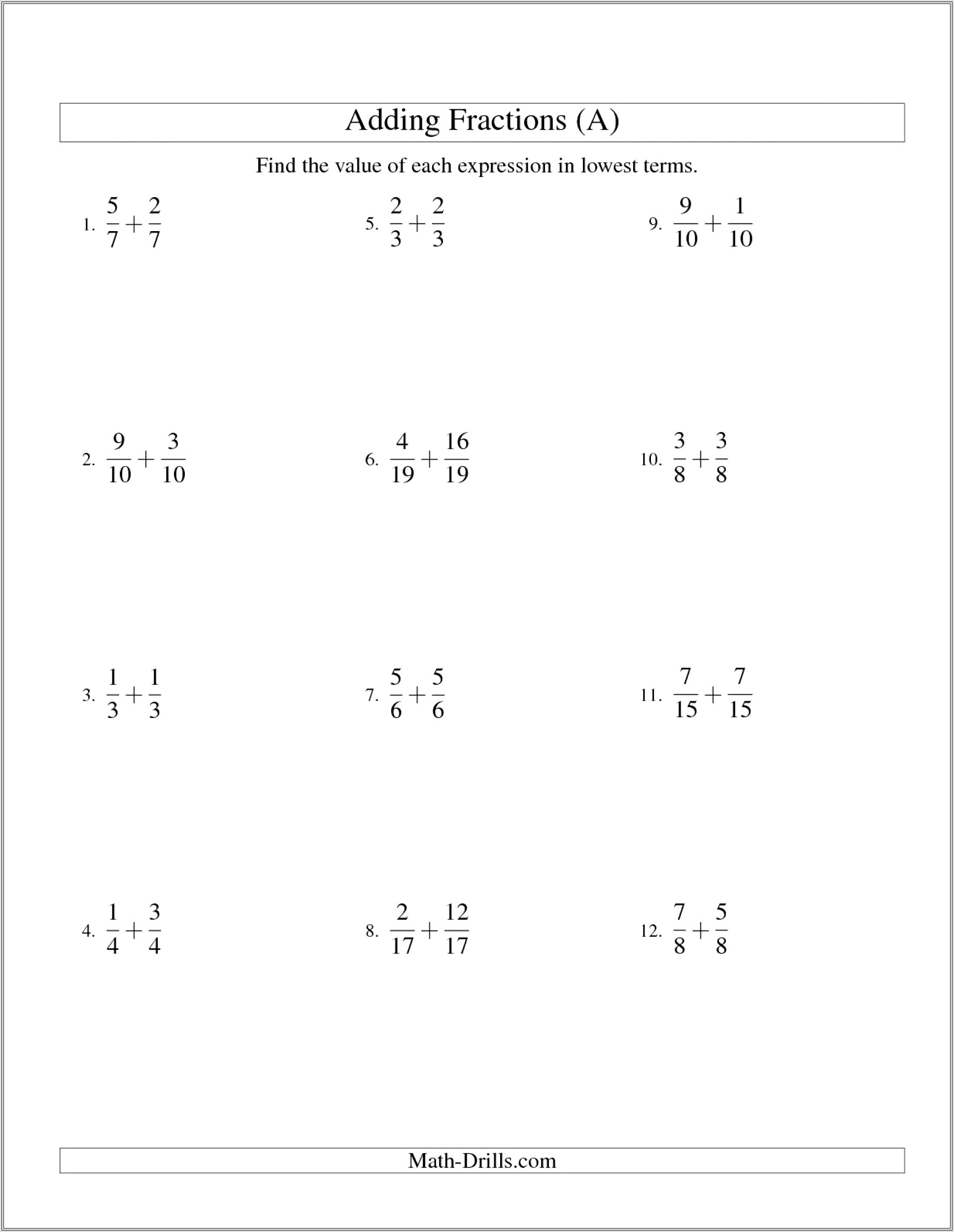 Mixed Numbers Worksheet Year 6