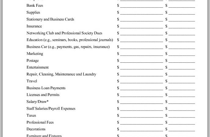 Monthly Budget Worksheet On Excel