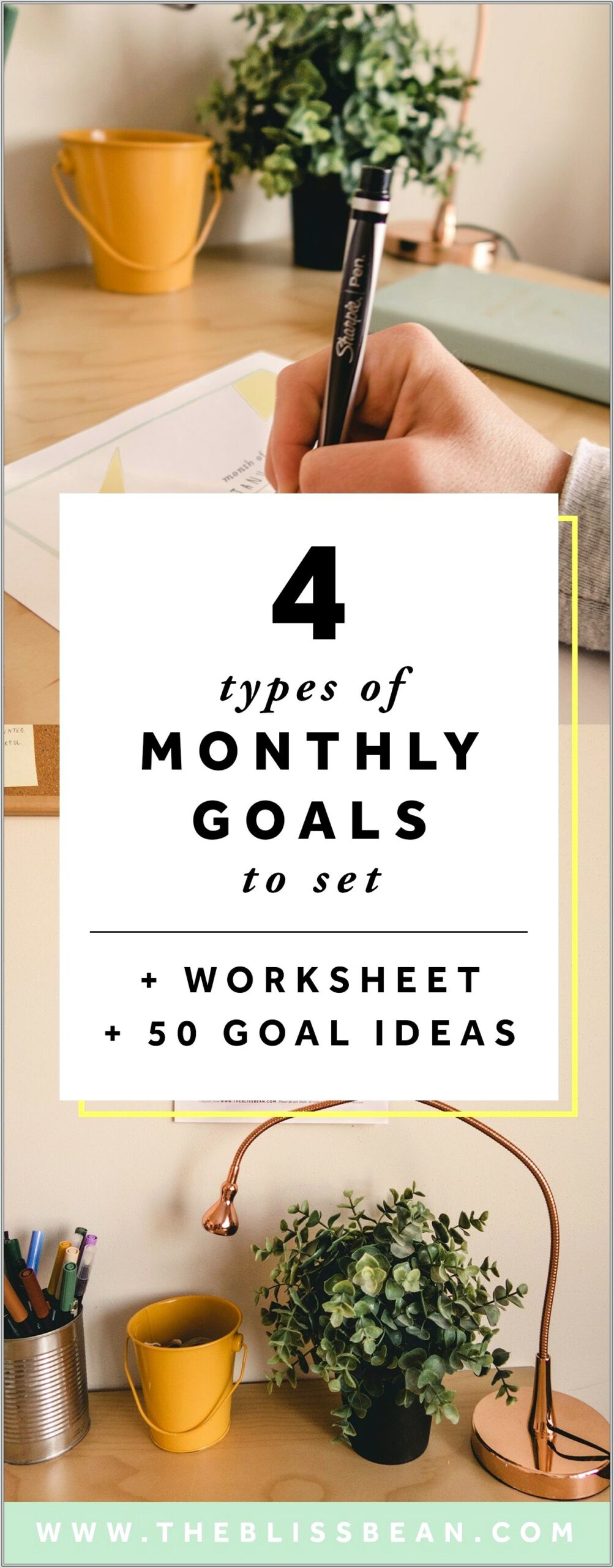 Monthly Goal Setting Worksheet