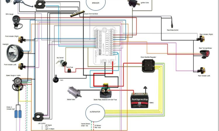 Motogadget M Unit Basic Wiring Diagram