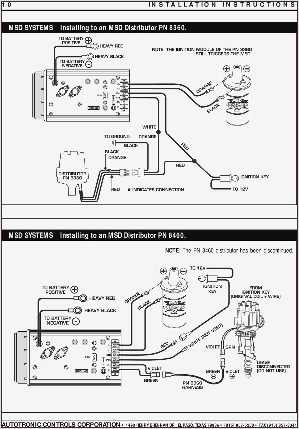 Msd 7al 2 Wiring Diagram