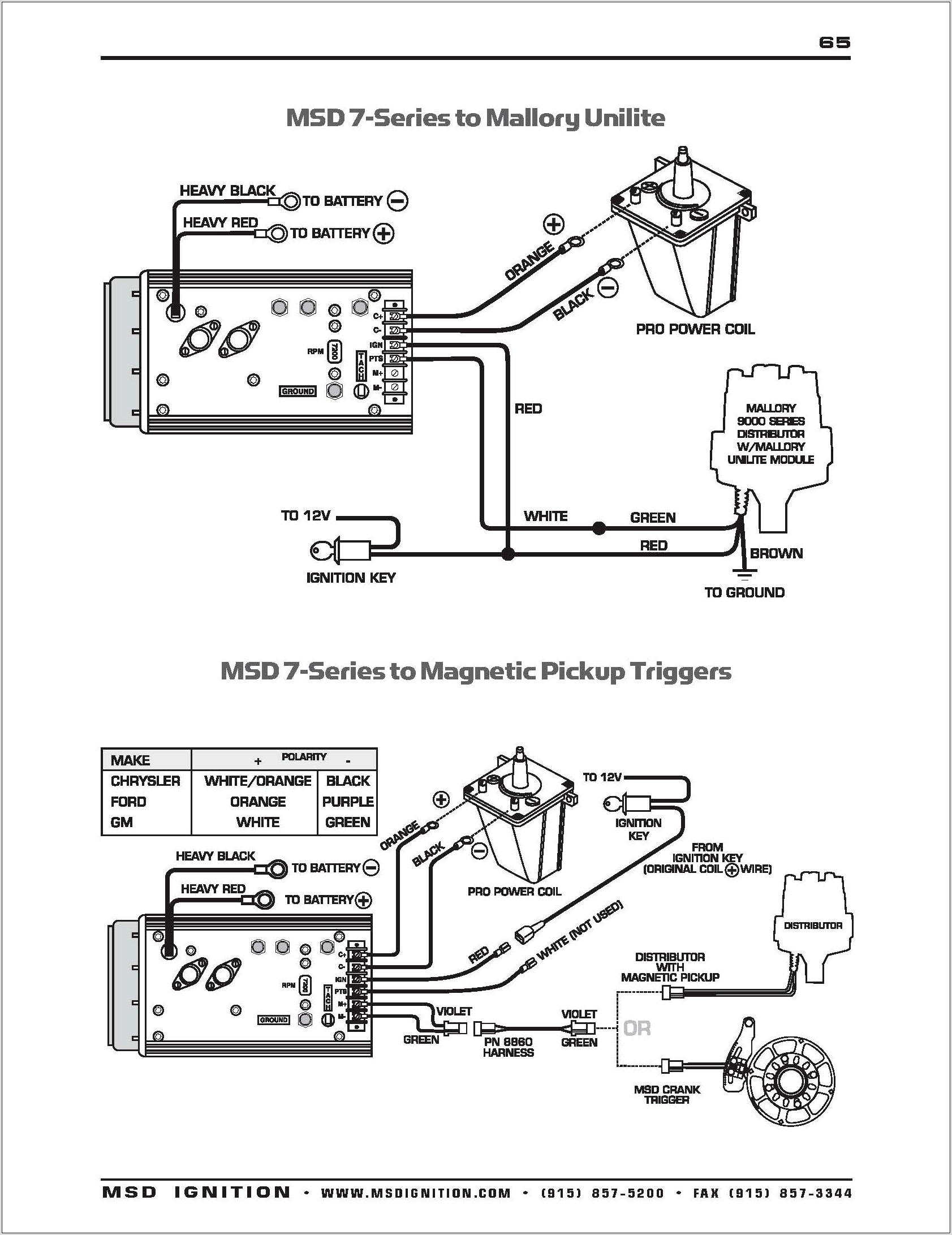 Msd Hei Distributor Wiring Diagram