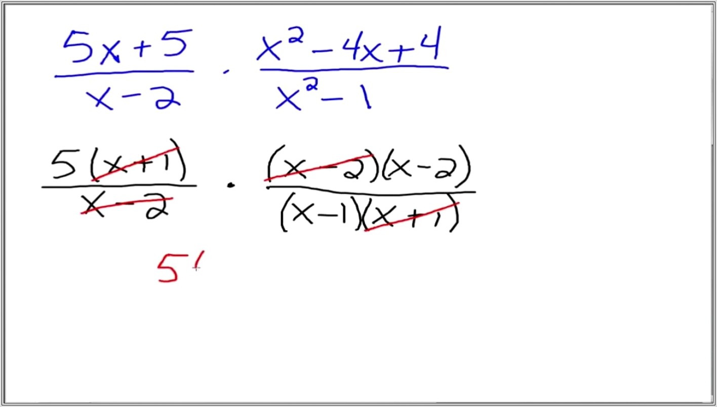 Multiplication And Division Quiz Worksheet