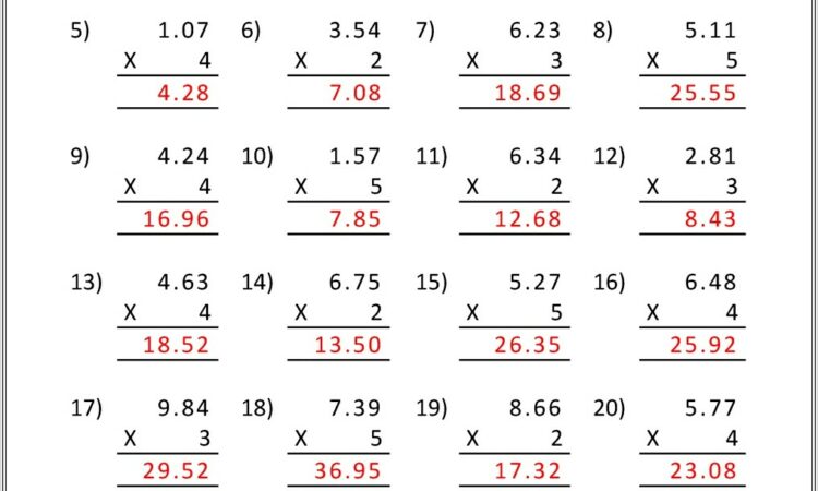 Multiplication Worksheet Using Pictures