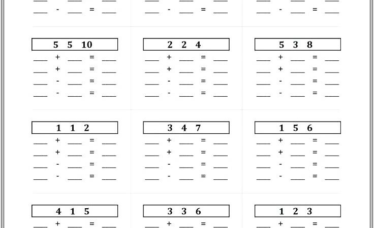 Multiplication Worksheet With Columns