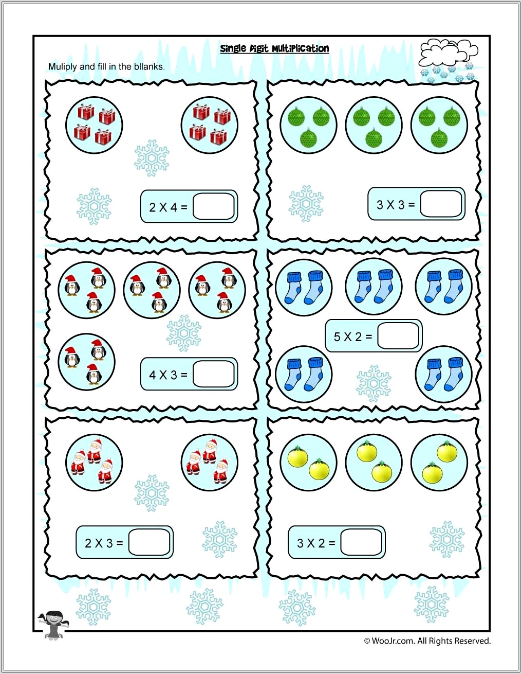 Multiplication Worksheets For Visual Learners