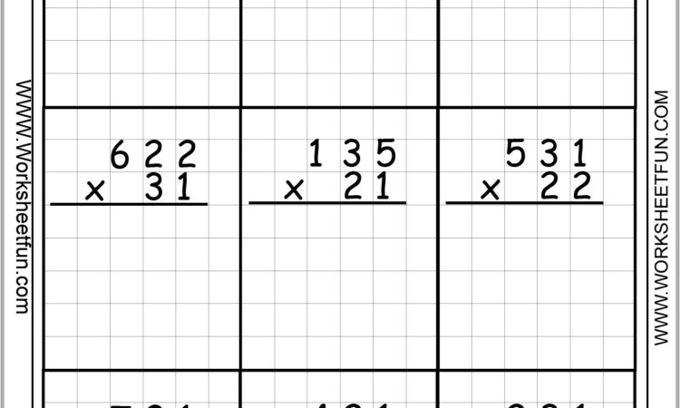 Multiplication Worksheets Number 2