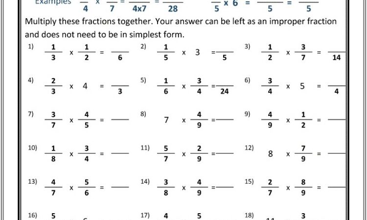 Multiplying And Dividing Whole Numbers Practice Worksheets