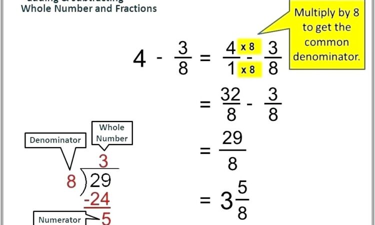 Multiplying And Dividing Whole Numbers Worksheet