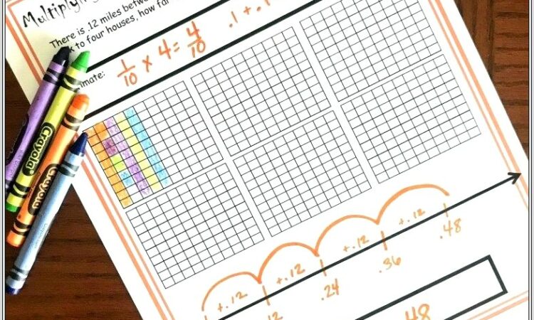 Multiplying Decimals By Whole Numbers Worksheet