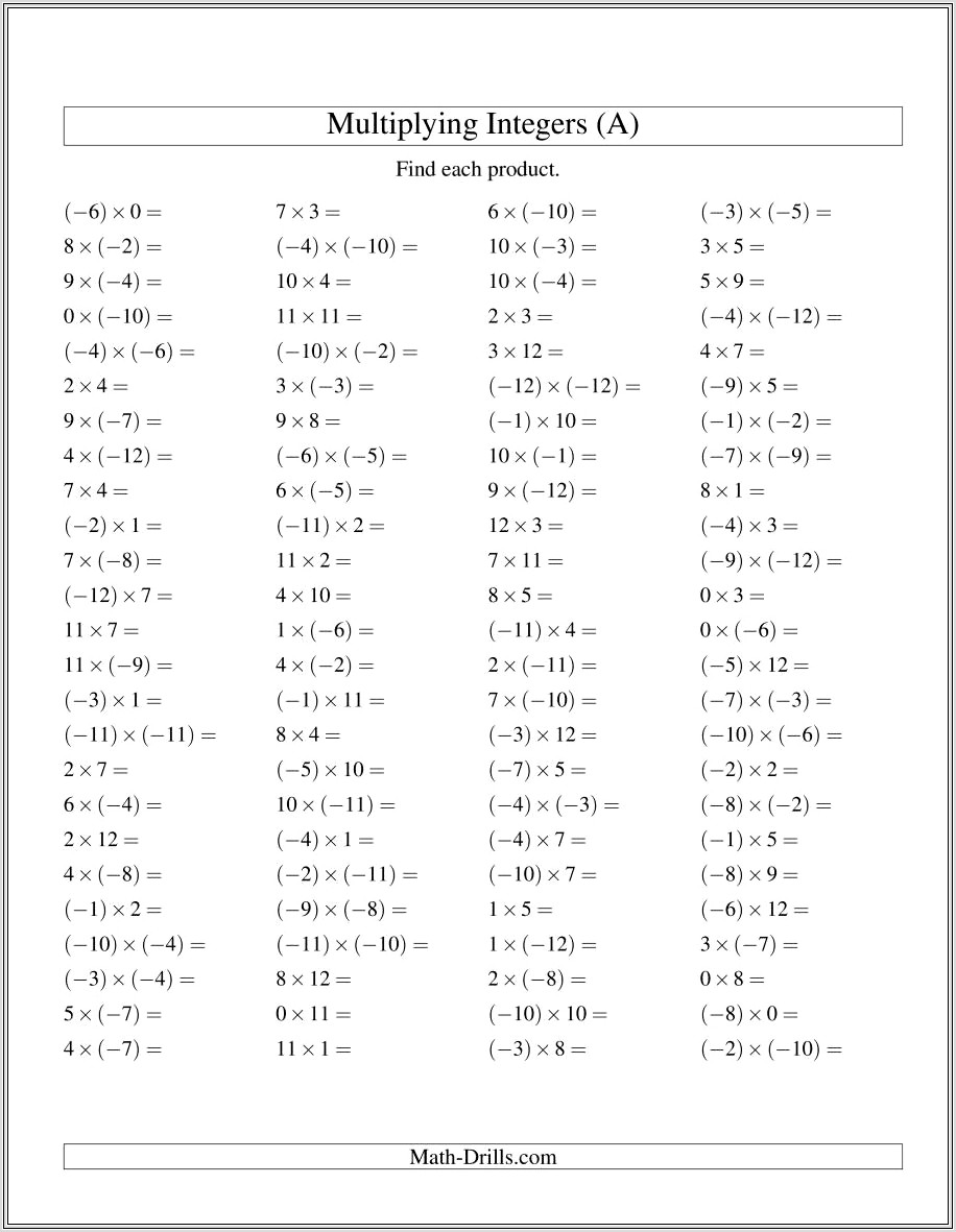 Multiplying Mixed Numbers Worksheet Math Drills