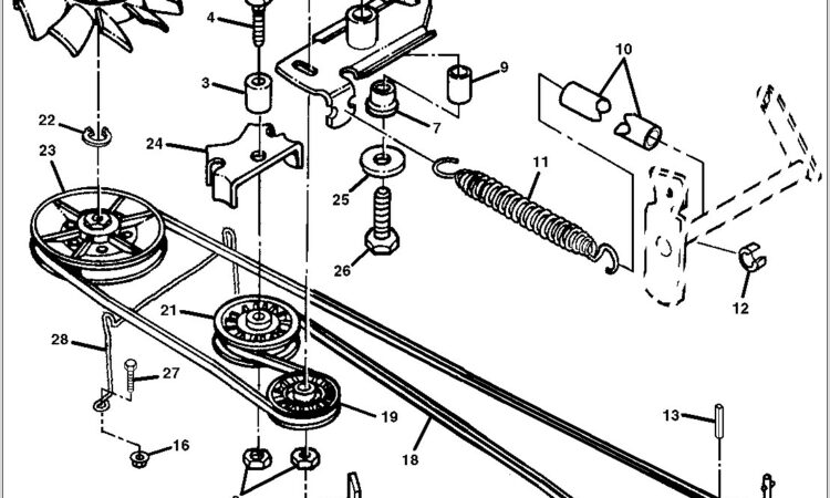 Murray 46 Inch Deck Belt Diagram