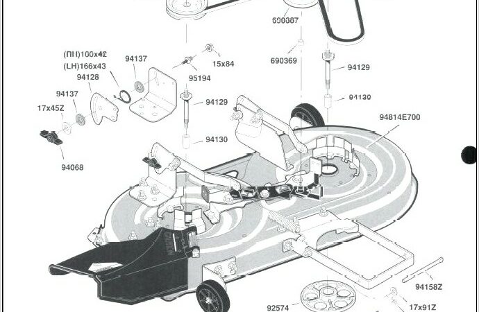 Murray Lawn Mower 42 Deck Belt Diagram